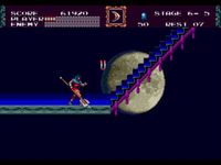 une photo d'Ã©cran de Castlevania - The New Generation sur Sega Megadrive